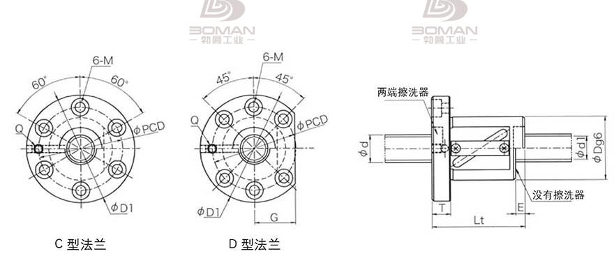 KURODA GR8010ES-DAPR 黑田精工丝杆规格说明