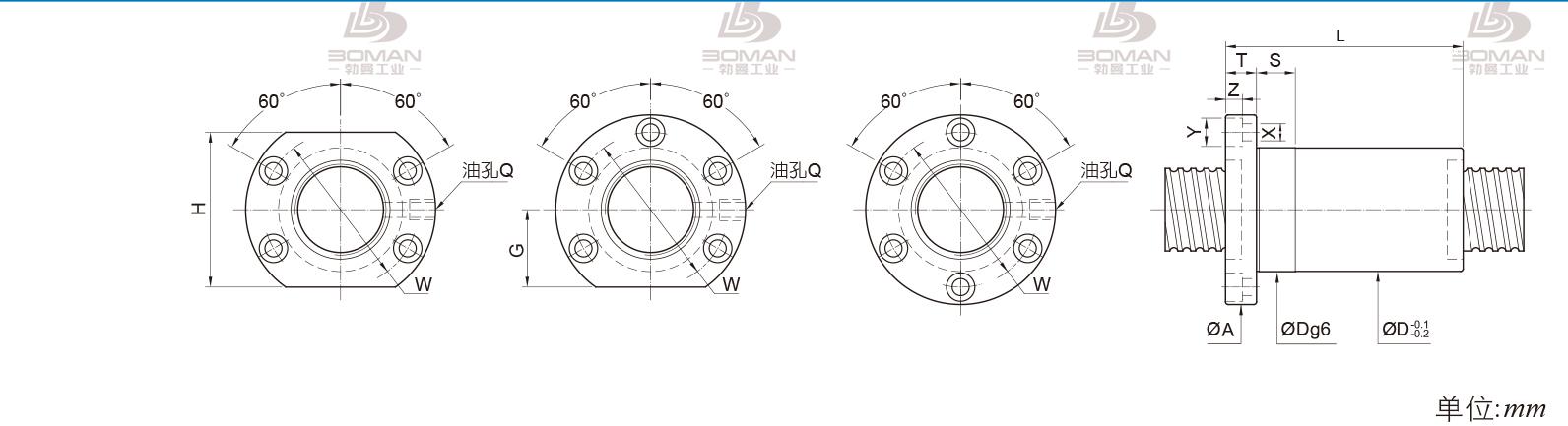 PMI FOIC8020 pmi丝杠批发